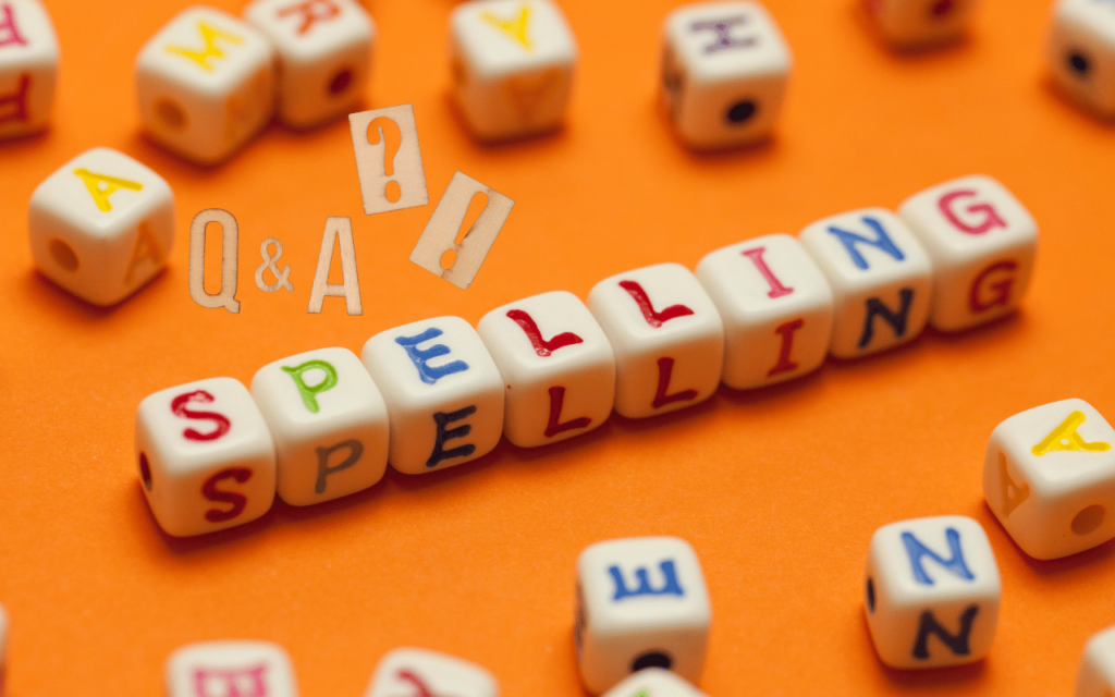 Spelling and punctuation
