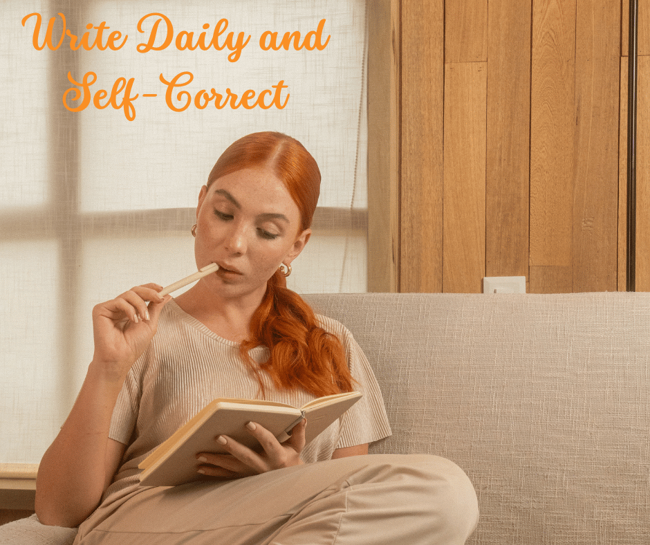 Write Daily and Self-Correct