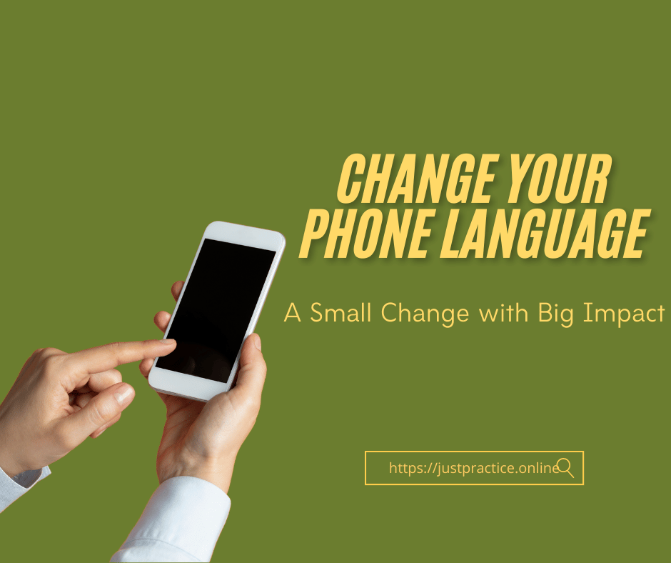 Change Your Phone Language